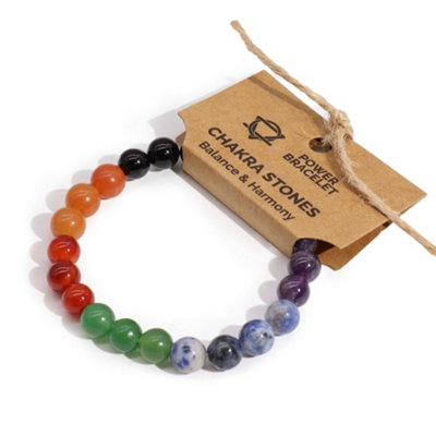 Power Bracelet Chakra Stones Multicolor