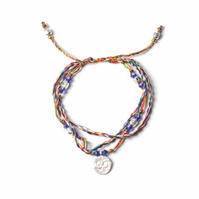 Temple String Bracelet Om In Serenity Multicolor from B&Q