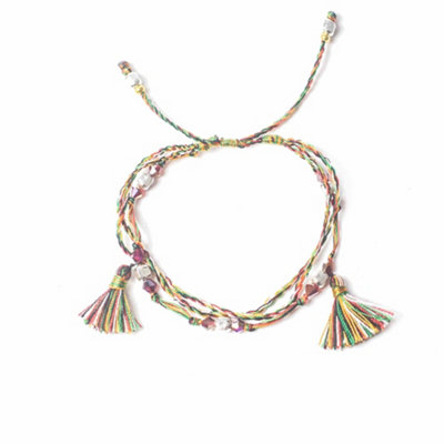 Temple String Bracelet Power Of Belief Multicolor from B&Q