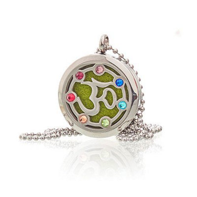 Aromatherapy Jewellery Necklace Om Chakra 30mm from B&Q