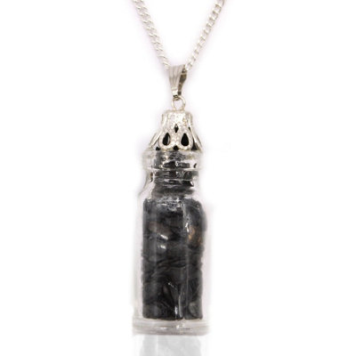Bottled Gemstones Necklace Onyx from B&Q