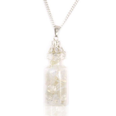 Bottled Gemstones Necklace Opalite from B&Q