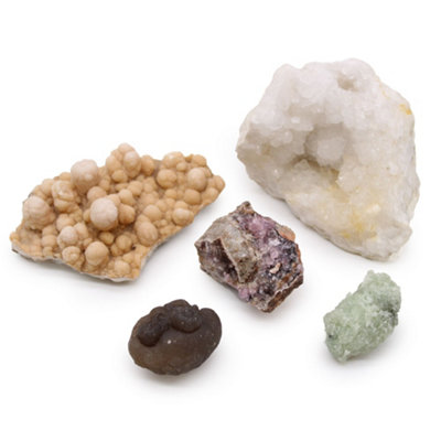 Rare Mineral Specimens Pack Of 5 Mix 1 Multicolor from B&Q