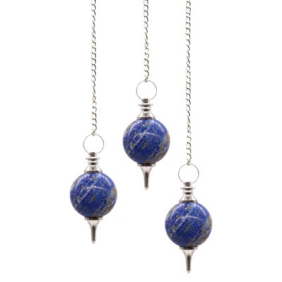 Lapis Sphere Pendulum For Dowsing & Healing from B&Q