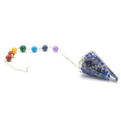 Orgonite Power Chakra Pendulum Lapis from B&Q