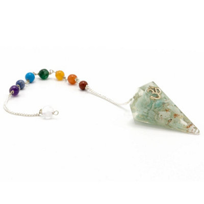 Orgonite Power Chakra Pendulum Om Sky from B&Q