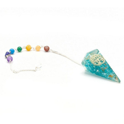 Orgonite Power Chakra Pendulum Tree Of Life Sky from B&Q