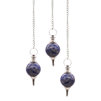 Sodalite Sphere Pendulum For Dowsing & Healing from B&Q