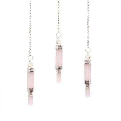 Unique Rose Quartz Pendulum For Dowsing from B&Q