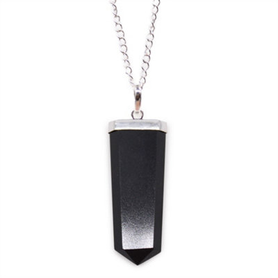 Gemstone Flat Pencil Pendant Agate