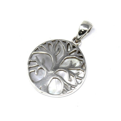 Tree Of Life Pendant 22mm Mother Of Pearl from B&Q