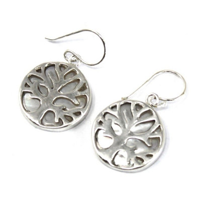 Tree Of Life Earrings 15mm Mother Of Pearl from B&Q