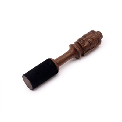 Wooden Stick 14Cm Buddha Carving from B&Q
