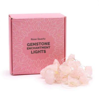 Gemstone Enchantment Lights Rose Quartz from B&Q