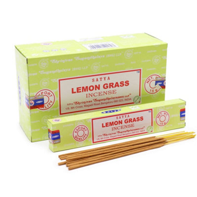 Energizing Lemongrass Satya Incense Sticks from B&Q