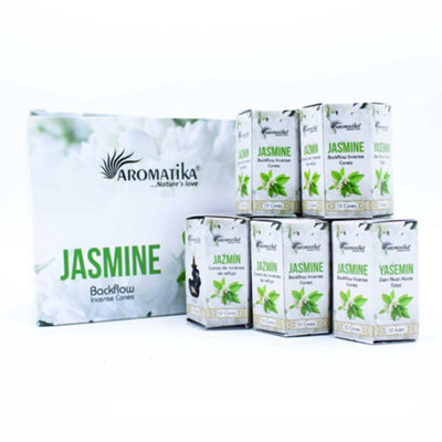 Pack Of 10 Masala Backflow Incense Jasmine from B&Q