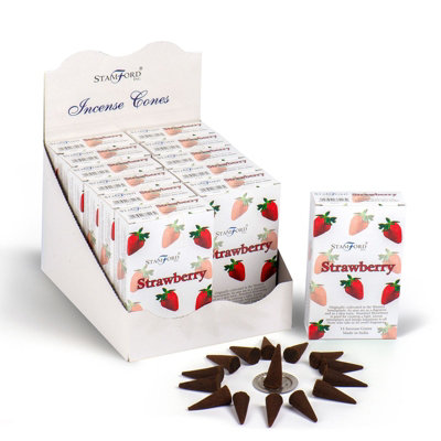 Stamford Strawberry Incense Cones For Relaxation from B&Q