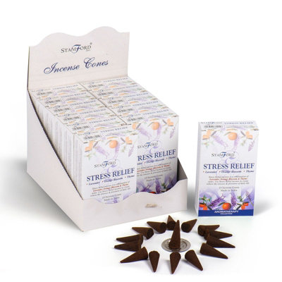 Stamford Stress Relief Incense Cones Set from B&Q