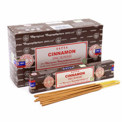 Transform Your Space With Satya Cinnamon Incense from B&Q