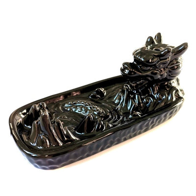 Backflow Incense Burner Dragon In Mountain from B&Q