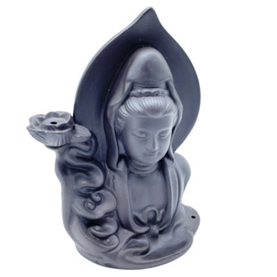 Backflow Incense Burner Serene Buddha from B&Q