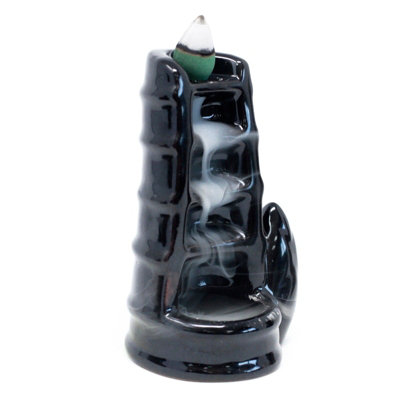 Back Flow Incense Burner Split Bamboo Fountain from B&Q
