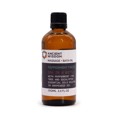 Peppermint Fresh Massage Oil 100Ml from B&Q
