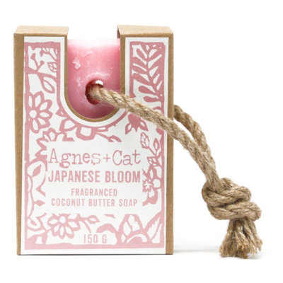 Agnes & Cat Japanese Bloom Soap On A Rope from B&Q
