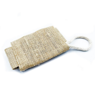 Natural Jute Scrub Soap Pouch For Exfoliation from B&Q