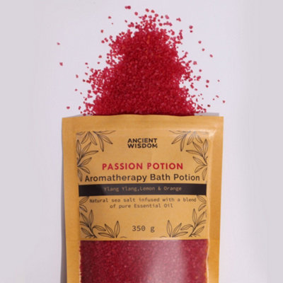  - Aromatherapy Bath Potion In Kraft Bag Passion