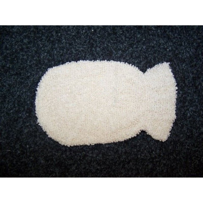 Kdmd White Luxurious Bamboo Washing Mitt For Spa & Gentle Exfoliation In - Image 6