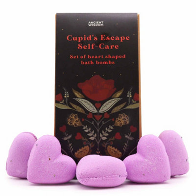 Cupids Escape Self Care Bath Heart Gift Set from B&Q