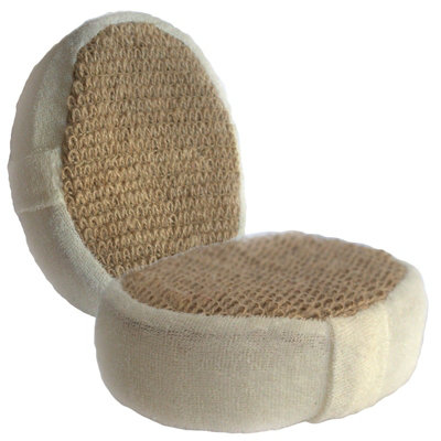 Kdmd Brown Luxury Bath Sponges & Exfoliating Gloves For Spa & Home - Image 6