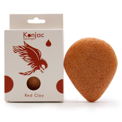 Teardrop Konjac Sponge Clay Rejuvenating from B&Q