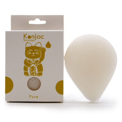 Teardrop Konjac Sponge Natural Sensitive Skin from B&Q