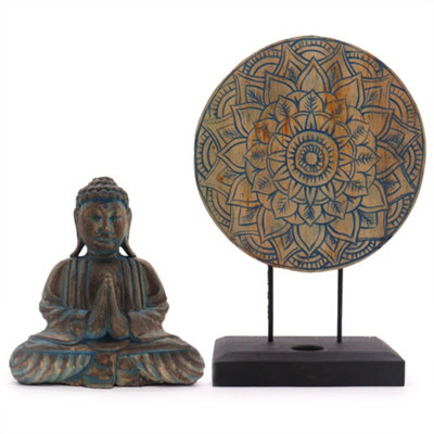 Buddha Feng Shui Set Flower Mandala from B&Q