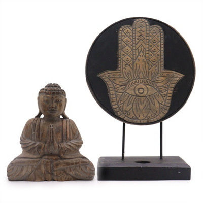 Buddha Hamsa Feng Shui Set In Serene from B&Q