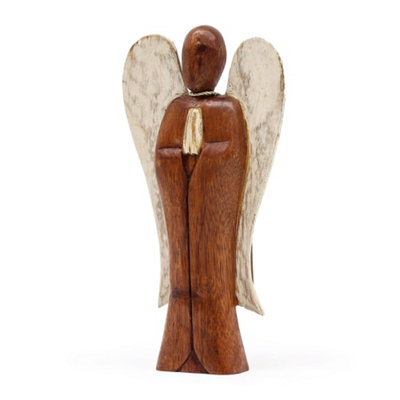 Hand-Carved Hatihati Angel Peace 20Cm Gift from B&Q