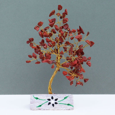 Handmade 160 Jasper Gemstone Tree Decor from B&Q