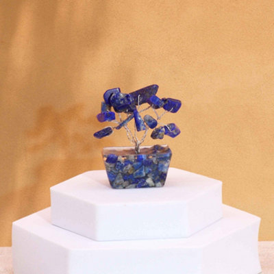 Mini Gemstone Tree On Orgonite Base Sodalite (15 Stones)