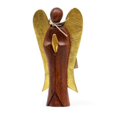 New Hatihati Angel Guardian 20Cm Gold from B&Q