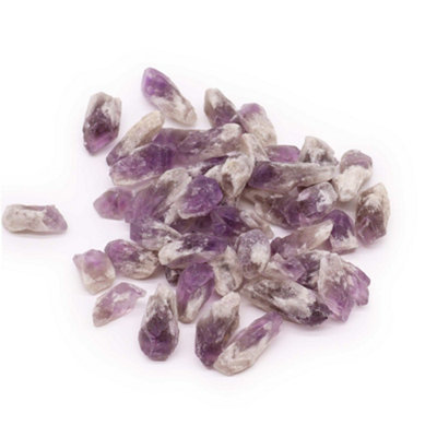 Raw Crystals (M) Amethyst Rough Points from B&Q