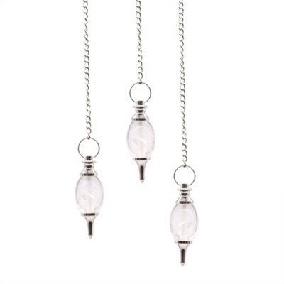 Lingam Shaped Gemstone Pendulum Rock Quartz from B&Q