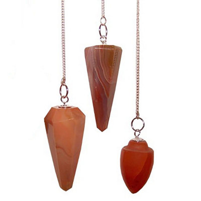 Magic Carnelian Gemstone Pendulum Set from B&Q