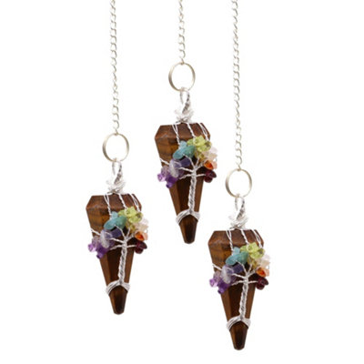Magic Pendulum Seven Chakra Tigereye from B&Q