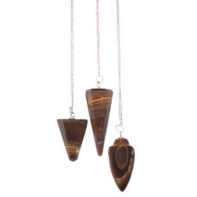 Magic Tiger Eye Gemstone Pendulum Set from B&Q