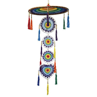Extra Large Drama Dreancatcher Vivid Rainbow Multicolor from B&Q