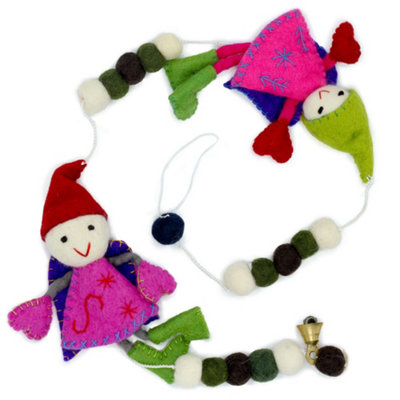 Felt Wall Hanging Fairy Angels Multicolor from B&Q