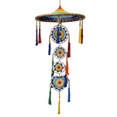 Large Drama Dreancatcher Vivid Rainbow Multicolor from B&Q