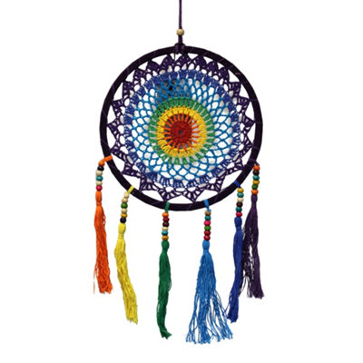 Small Dreamcatcher Vivid Rainbow Multicolor from B&Q